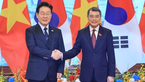 黎明兴总理会见韩国总统李在明