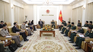 越南政府副总理兼国防部长潘文江大将会见美国常务副国务卿