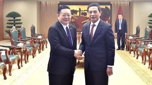 越南政府副总理兼国防部长潘文江大将会见东盟秘书长