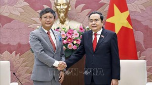 越南国会主席陈青敏会见印度新任驻越大使