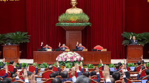 越南共产党第十四届中央委员会第三次全体会议隆重开幕