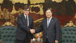 政府常务副总理范家肃会见西班牙加泰罗尼亚政府主席萨尔瓦多·伊利亚