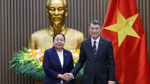 越南政府总理黎明兴会见老挝人民革命党中央组织部部长西赛·勒德门松