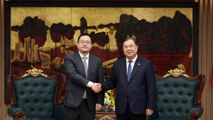 越南政府常务副总理范家肃会见中国甬金科技集团股份有限公司董事长虞辰杰