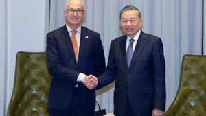 越共中央总书记、国家主席苏林会见澳大利亚政府东南亚问题特使