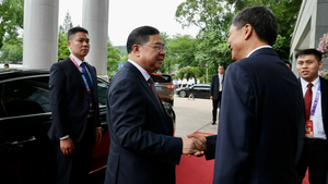 范家肃副总理会见中国广西壮族自治区党委书记陈刚