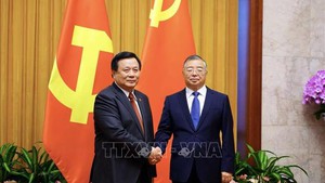 越中两党加强治党治国经验交流