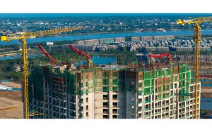 Cất nóc tòa tháp cao tầng cao cấp nhất Nghệ An vào tháng 12/2024