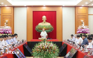 Thông báo Kết luận của Tổng Bí thư tại Hội nghị sơ kết thực hiện Nghị quyết 57