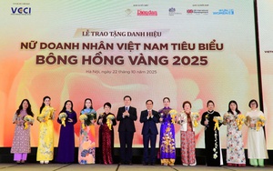 Vinh danh các nữ doanh nhân Việt Nam tiêu biểu Bông Hồng Vàng năm 2025