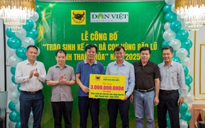 Công ty Phân bón Bình Điền góp sức trao sinh kế cho bà con vùng bão lũ tỉnh Thanh Hóa