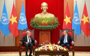 Tổng Bí thư Tô Lâm tiếp Tổng Thư ký Liên Hợp Quốc Antonio Guterres