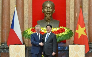 Chủ tịch nước Lương Cường tiếp Chủ tịch Thượng viện Quốc hội Cộng hòa Czech