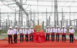 EVNNPT gắn biển công trình đường dây 220kV Nhiệt điện Hải Dương – Trạm 500kV Phố Nối