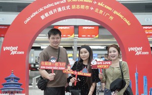 Vietjet mở 4 đường bay mới tới Trung Quốc