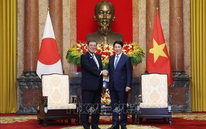 Chủ tịch nước Lương Cường tiếp Thủ tướng Nhật Bản