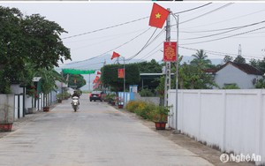 Huyện Nam Đàn (Nghệ An) đạt chuẩn nông thôn mới nâng cao