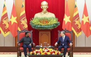 Tổng Bí thư Tô Lâm tiếp Tổng thống Sri Lanka