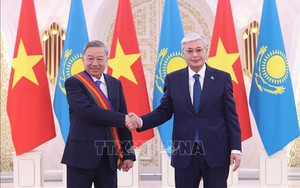 Tổng Bí thư Tô Lâm nhận Huân chương Hữu nghị Dostyk hạng nhất