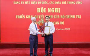 Ông Nguyễn Thái Học làm Phó Bí thư Đảng ủy Mặt trận Tổ quốc, các đoàn thể Trung ương