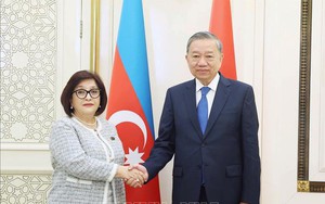 Tổng Bí thư Tô Lâm hội kiến Chủ tịch Quốc hội Azerbaijan
