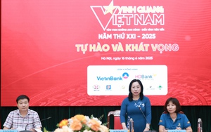 Tôn vinh 19 cá nhân, tập thể tại Chương trình Vinh quang Việt Nam 2025