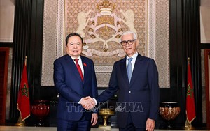 Chủ tịch Quốc hội Trần Thanh Mẫn hội đàm với Chủ tịch Hạ viện Morocco
