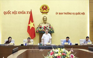 Chủ tịch Quốc hội Trần Thanh Mẫn chủ trì giao ban với các cơ quan của Quốc hội