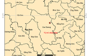 Động đất 3,6 độ tại xã Cao Dương, tỉnh Phú Thọ
