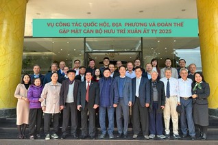 Gặp mặt c&#225;c c&#225;n bộ hưu tr&#237; Vụ C&#244;ng t&#225;c Quốc hội, Địa phương v&#224; Đo&#224;n thể mừng Xu&#226;n Ất Tỵ 2025