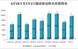 6月13日 越南新增新冠确诊病例617 例