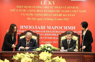 Viet Nam-Uzbekistan Treaty on mutual legal assistance in criminal matters ratified