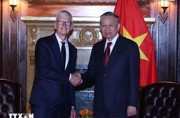 Tổng Bí thư, Chủ tịch nước Tô Lâm tiếp lãnh đạo một số tập đoàn Hoa Kỳ