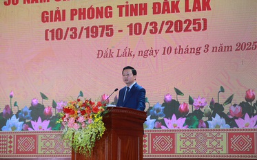 Phát biểu của Phó Thủ tướng Trần Hồng Hà tại Lễ kỷ niệm 50 năm Chiến thắng Buôn Ma Thuột, giải phóng tỉnh Đắk Lắk