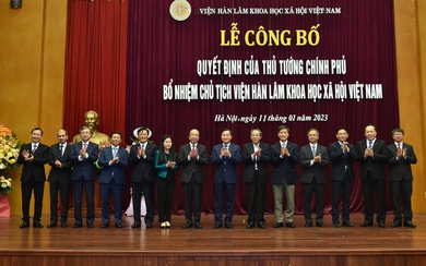 Công bố quyết định của Thủ tướng Chính phủ bổ nhiệm Chủ tịch Viện Hàn lâm Khoa học xã hội Việt Nam