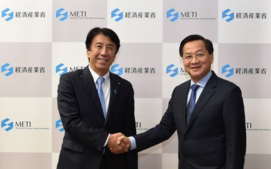 Phó Thủ tướng Lê Minh Khái tiếp các đối tác Nhật Bản