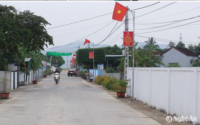Huyện Nam Đàn (Nghệ An) đạt chuẩn nông thôn mới nâng cao