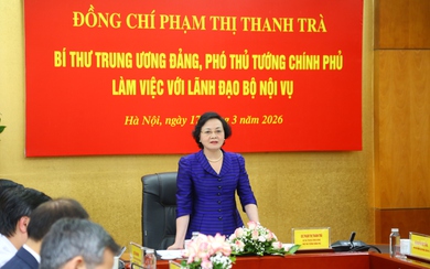 Phó Thủ tướng Phạm Thị Thanh Trà giao nhiệm vụ trọng tâm, cấp bách cho Bộ Nội vụ
