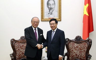 Phó Thủ tướng tiếp Cố vấn đặc biệt Liên minh Nghị sĩ hữu nghị Nhật-Việt