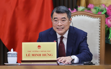 越南政府总理黎明兴与新加坡总理黄循财通电话