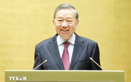 总书记、国家主席苏林出席贯彻落实越共十四大对外路线的第06号决议全国会议