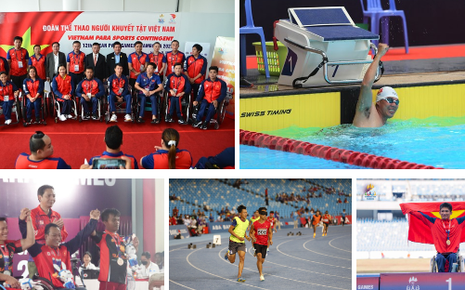 ASEAN Para Games 12: Đoàn Việt Nam hoàn thành xuất sắc chỉ tiêu