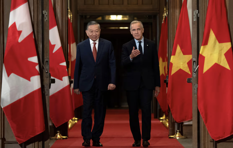 Canada rolls out red carpet for General Secretary and President To Lam