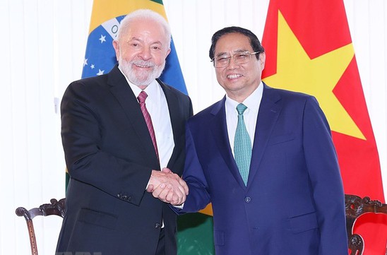 Prime Minister holds talks with Brazillian President