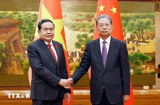 Vietnamese, Chinese top legislators hold talks in Beijing