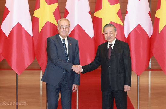 Top Vietnamese, Swiss leaders hold talks in Ha Noi