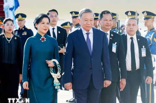 General Secretary, President To Lam begins three-day State visit to Thailand