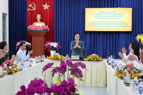 An Giang hoàn thiện mô hình chính quyền 2 cấp, phấn đấu tăng trưởng từ 10% trở lên giai đoạn 2026–2030