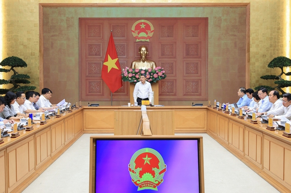 Thủ tướng Lê Minh Hưng làm việc với Bộ Công Thương