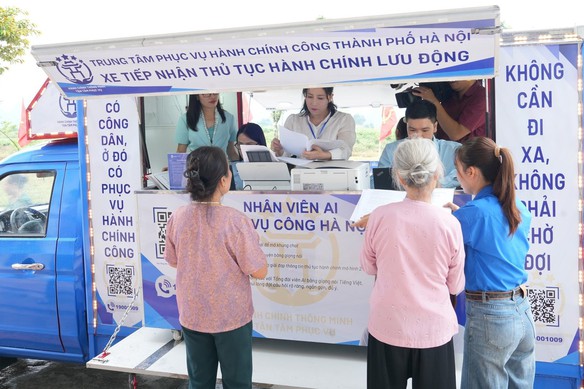 Triển khai mô hình “dịch vụ công lưu động”, tạo thuận lợi cho người già, người yếu thế